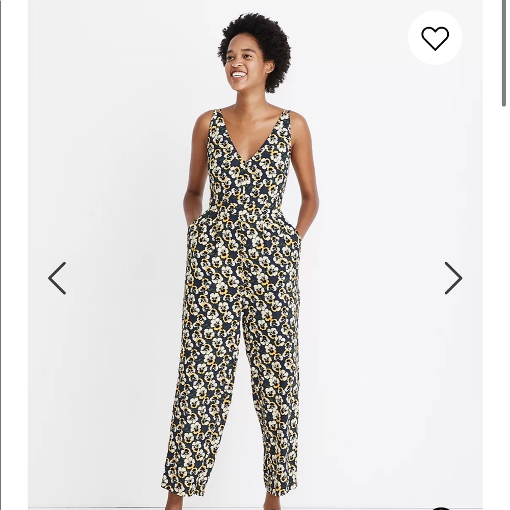 NWT Madewell Jumpsuit in Viola Floral
